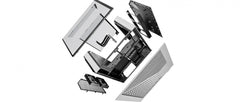 GABINETE HYTE (CS-HYTE-Y60-BW)Y60,CAMDUAL,VIDRIOPANORAMICO,ATX,3FAN,CABLE RISER INCL,NEG/BL,S/FUENTE-2