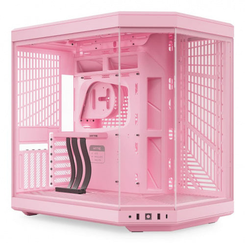 GABINETE HYTE (CS-HYTE-Y70-SM) Y70 EDICION MILKY STRAWBERRY MILK,ATX,CABLE RYSER INCL,ROSA,S/FUENTE-1