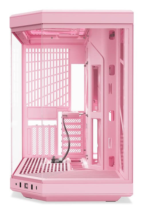 GABINETE HYTE (CS-HYTE-Y70-SM) Y70 EDICION MILKY STRAWBERRY MILK,ATX,CABLE RYSER INCL,ROSA,S/FUENTE-2