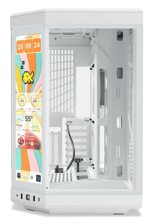 GABINETE HYTE (CS-HYTE-Y70TTI-WW) SNOW WHITE, Y70 LCD TOUCH INFINITE DE 14.9" TOUCH SCREEN BLANCO