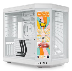 GABINETE HYTE (CS-HYTE-Y70TTI-WW) SNOW WHITE, Y70 LCD TOUCH INFINITE DE 14.9" TOUCH SCREEN BLANCO-1