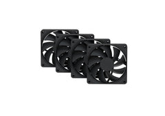 VENTILADOR P/GABINETE HYTE (FAN-HYTE-FA12-BB-4) FA12 120MM PWM FAN 4 PACK,PITCH BLACK/NEGRO-1