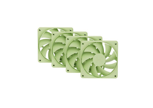 VENTILADOR P/GABINETE HYTE (FAN-HYTE-FA12-MM-4) FA12 120MM PWM FAN 4 PACK,MATCHA MILK/VERDE