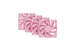 VENTILADOR P/GABINETE HYTE (FAN-HYTE-FA12-SM-4) FA12 120MM PWM FAN 4 PACK,STRAWBERRY MILK,ROSA-1