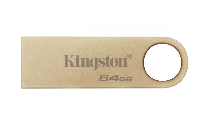 MEMORIA USB KINGSTON (DTSE9G3/64GB) 64GB, DATA TRAVELER SE9 G3, DORADO USB 3.2-1