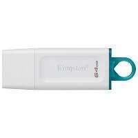 MEMORIA USB KINGSTON (KC-U2G64-5R) 64GB DATA TRAVELER EXODIA, PLASTICA, BLANCO USB 3.2-1