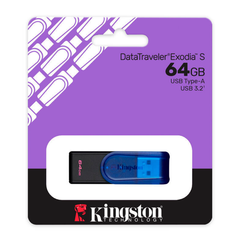 MEMORIA USB KINGSTON (KC-U3C64-7TB) 64GB, DATA TRA