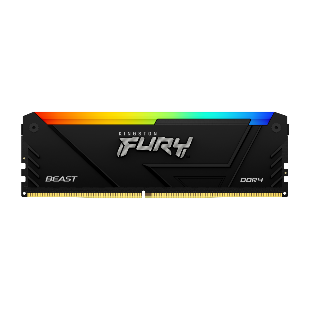 MEMORIA DIMM DDR4 KINGSTON (KF432C16BB2A/16)  16GB(1X16GB) 3200MHZ, CL16, FURY BEAST BLACK RGB-1