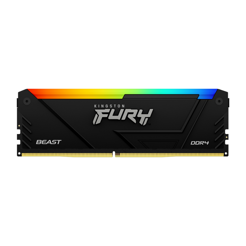 MEMORIA DIMM DDR4 KINGSTON (KF432C16BB2A/16)  16GB(1X16GB) 3200MHZ, CL16, FURY BEAST BLACK RGB-1