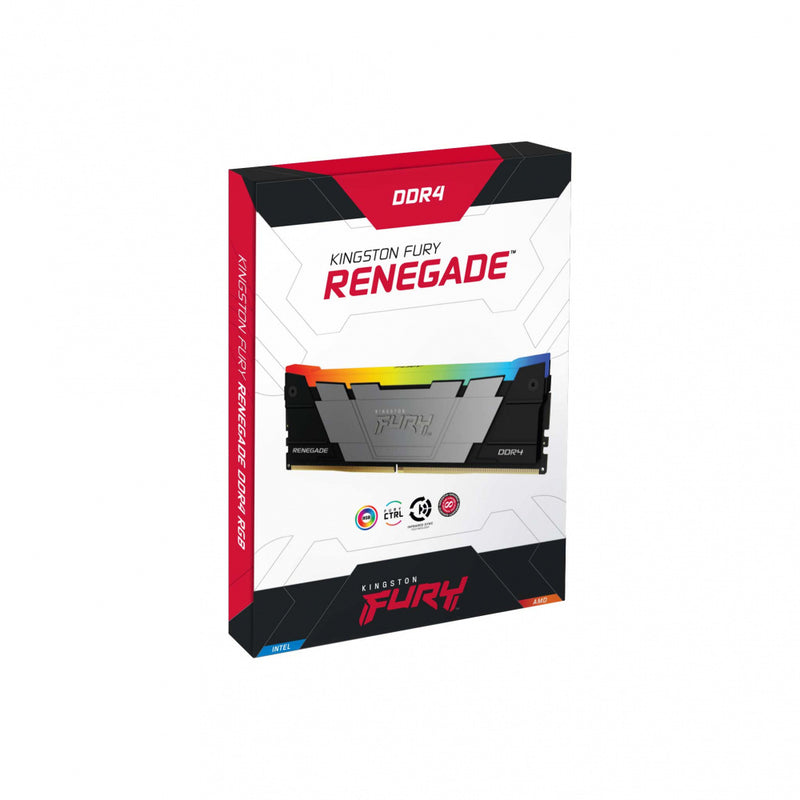 MEMORIA DIMM DDR4 KINGSTON (KF432C16RB12A/16) 16GB 3200MT/S CL16 DIMM 1GX8 FURY RENEGADE RGB-2