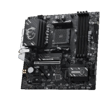 MOTHERBOARD MSI (B550M GAMING PLUS WIFI6E) SOCKET AM4, 4*DDR4 4400, 1*HDMI, 1*DP, 2*M.2, MICRO ATX