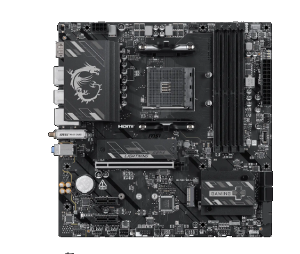 MOTHERBOARD MSI (B550M GAMING PLUS WIFI6E) SOCKET AM4, 4*DDR4 4400, 1*HDMI, 1*DP, 2*M.2, MICRO ATX