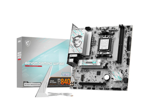 MOTHERBOARD MSI (B840M GAMING WIFI6E) SOCKET AM5, 2*DDR5 8000, HDMI,DP, M-ATX-1