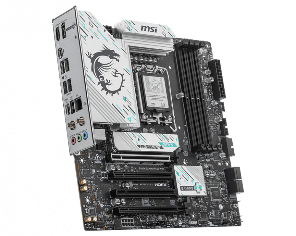 MOTHERBOARD MSI (B860M GAMING PLUS WIFI) SOCKET 1851, 4*DDR5 8800 MHZ, HDMI, DP, 3*M.2, MICRO ATX