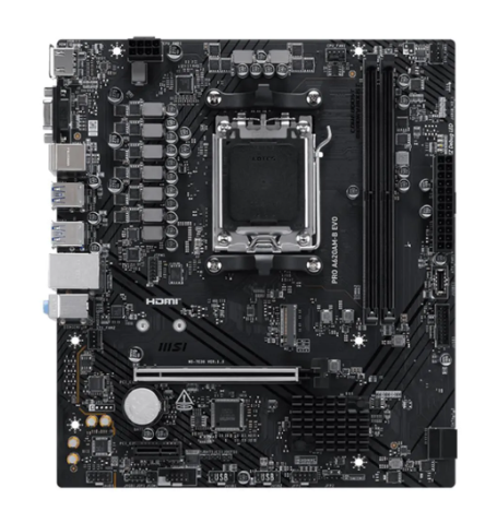 MOTHERBOARD MSI (PRO A620AM-B EVO) SOCKET AM5, 2*DDR5 6800, HDMI,VGA, M-ATX