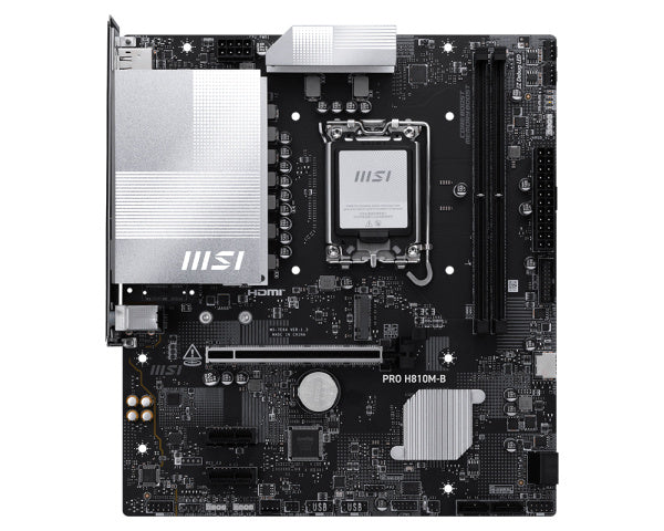 MOTHERBOARD MSI (PRO H810M-B) SOCKET 1851, 2*DDR5 6400MHZ, 1*HDMI, 1*DP, MICRO ATX