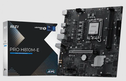 MOTHERBOARD MSI (PRO H810M-E) SOCKET 1851, 2*DDR5 