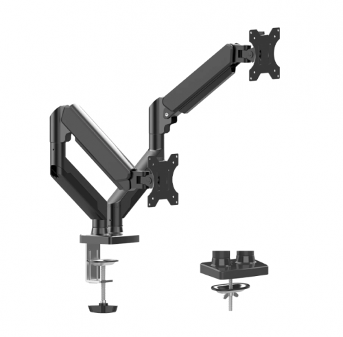 SOPORTE P/MONITOR NACEB (NA-0214) 2 MONITORES, ART