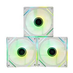 VENTILADOR P/GABINETE NACEB (NA-0650B) KIT 3*FAN, 120MM, ARGB, BLANCO-2