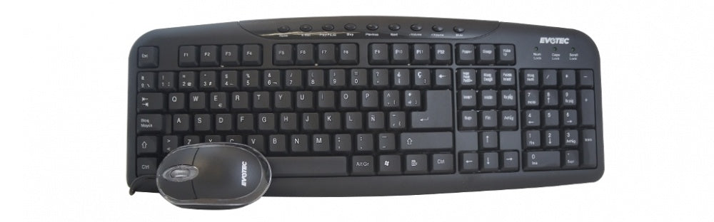KIT 2 EN 1 NACEB (NA-618N) TECLADO,MOUSE,MULTIMEDIA,1200 DPI,NEGRO