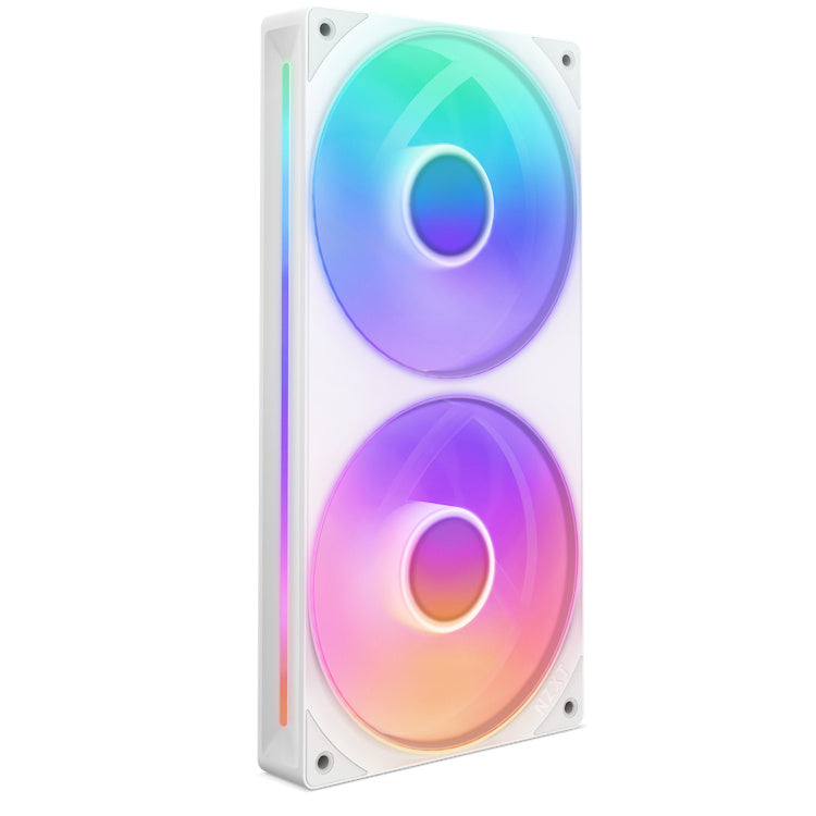 VENTILADOR P/GABINETE NZXT (RF-U24HF-W1) F240 RGB CORE, 240MM, RGB FAN, BLANCO-1