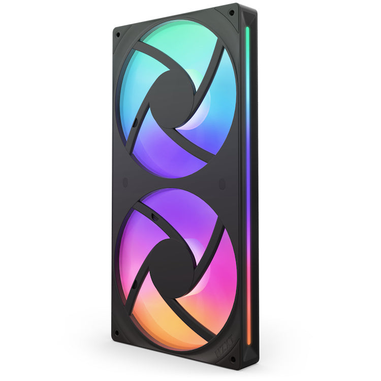 VENTILADOR P/GABINETE NZXT (RF-U28HF-B1) U280, 280MM HUB-MOUNTED RGB UNI-BODY FAN, NEGRO-2