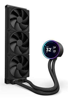 VENTILADOR P/CPU NZXT (RL-KN36E-B2) KRAKEN ELITE 360 LCD, FANS 3 X 120MM, 2000RPM, NEGRO-2