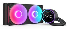 VENTILADOR P/CPU NZXT (RL-KR28E-B2) KRAKEN ELITE 280 RGB V2 LCD, 280MM, 20RPM,  NEGRO-1