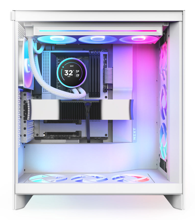 VENTILADOR P/CPU NZXT (RL-KR36E-W2) KRAKEN ELITE 360 RGB V2 LCD, 360MM, 2800RPM, BLANCO-4