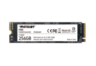 UNIDAD SSD M.2 PATRIOT 256GB (P300P256GM28) P300, PCIE 3.0, NVME, 2280