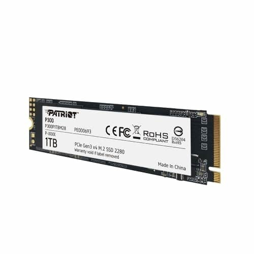 UNIDAD SSD M.2 PATRIOT 1TB (P300P1TBM28) P300, PCI