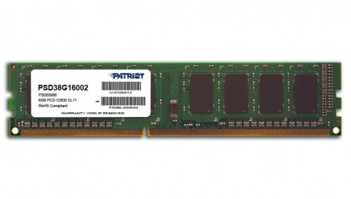 MEMORIA DIMM DDR3 PATRIOT (PSD38G16002) SIGNATURE 