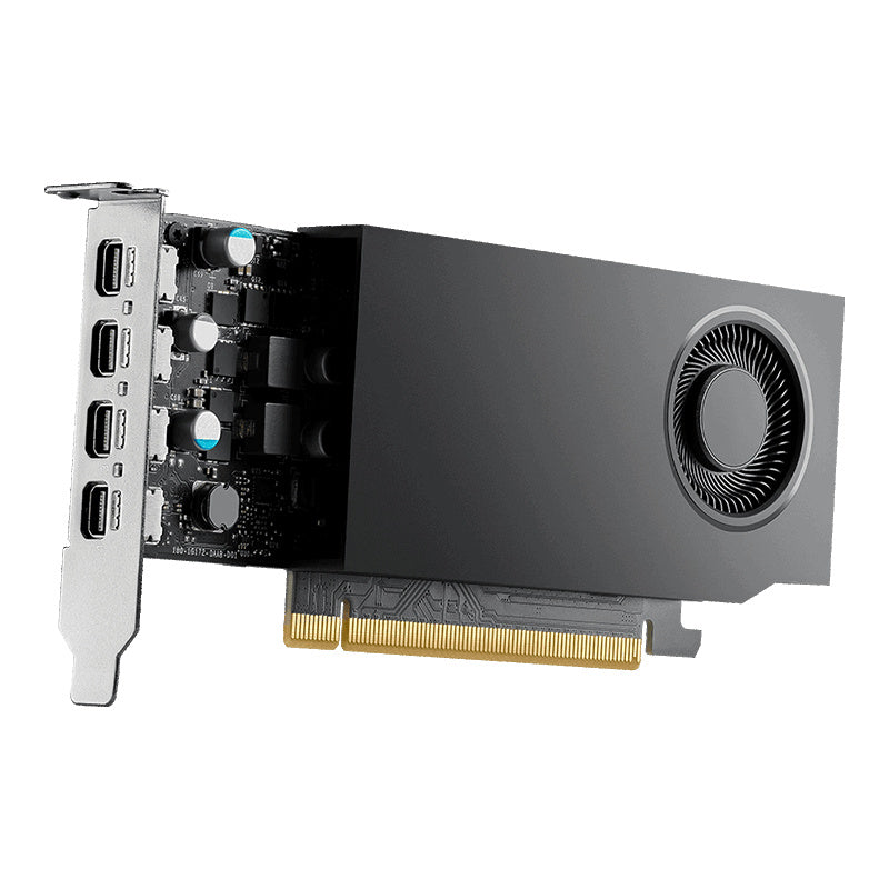 TARJETA DE VIDEO PNY (VCNRTXA400ATX-PB) NVIDIA RTX A400ATX,4GB GDRR6,4*MDP,49BITS,24TC,768 CC