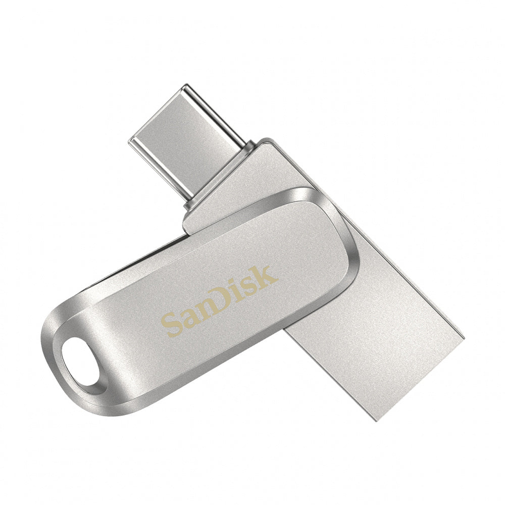 MEMORIA USB SANDISK 128GB (SDDDC4-128G-G46) DUAL DRIVE LUXE, USB TYPE-C