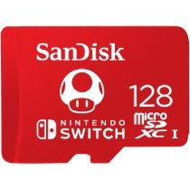 MEMORIA MICROSD SDXC SANDISK 128GB (SDSQXAO-128G-GNCZN) NINTENDO SWITCH, HONGO