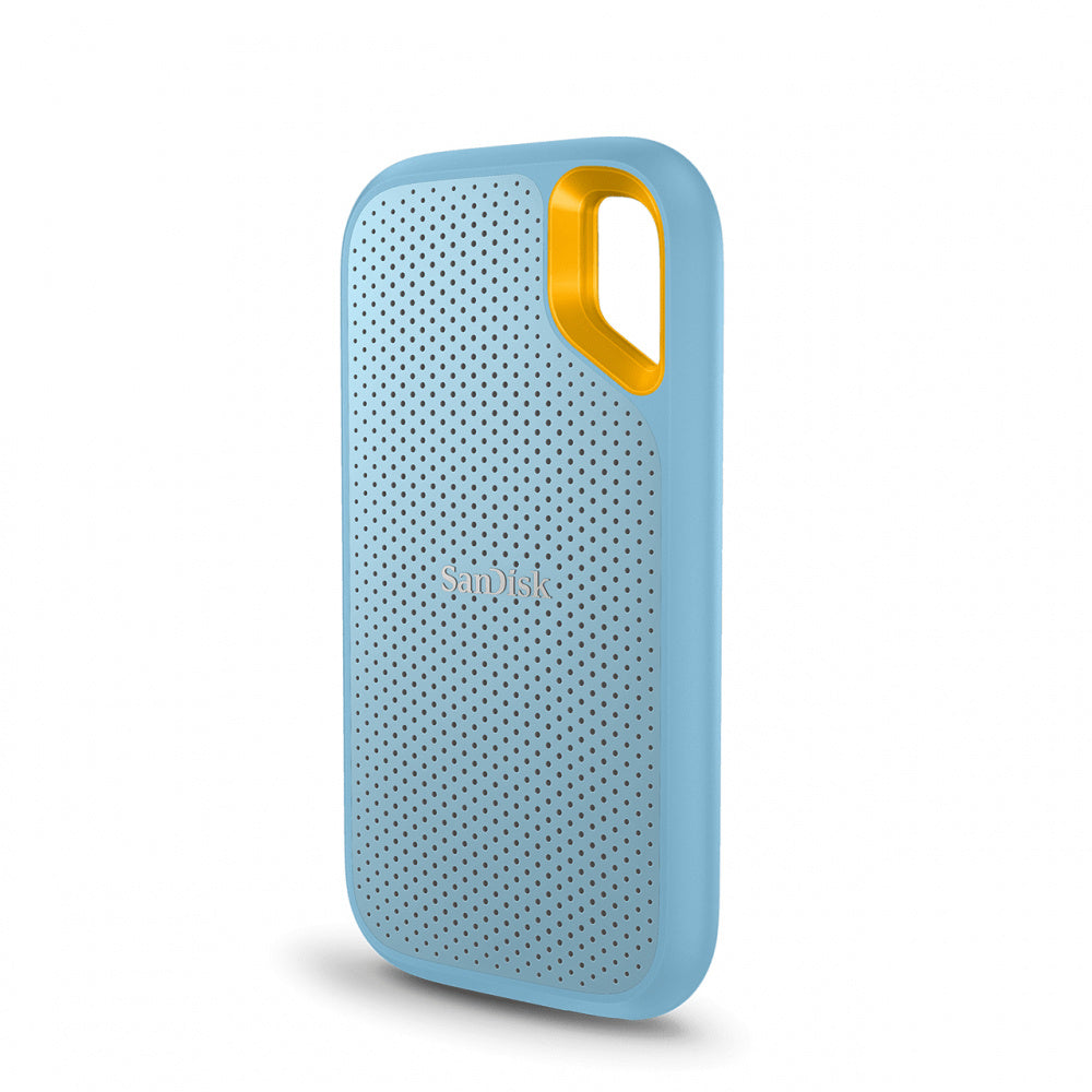 UNIDAD SSD PORTABLE SANDISK 1TB (SDSSDE61-1T00-G25B) AZUL, EXTREME, USB 3.1, 1050 MBS