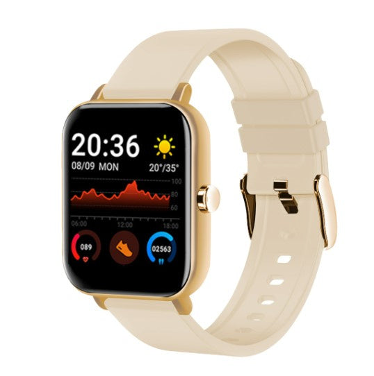 SMARTWATCH STYLOS (STASWM3CD) SW2, PANTALLA 1.69", ANDROID/IOS, BLUETOOTH 4.0,CORREA METALICA,DORADO-1