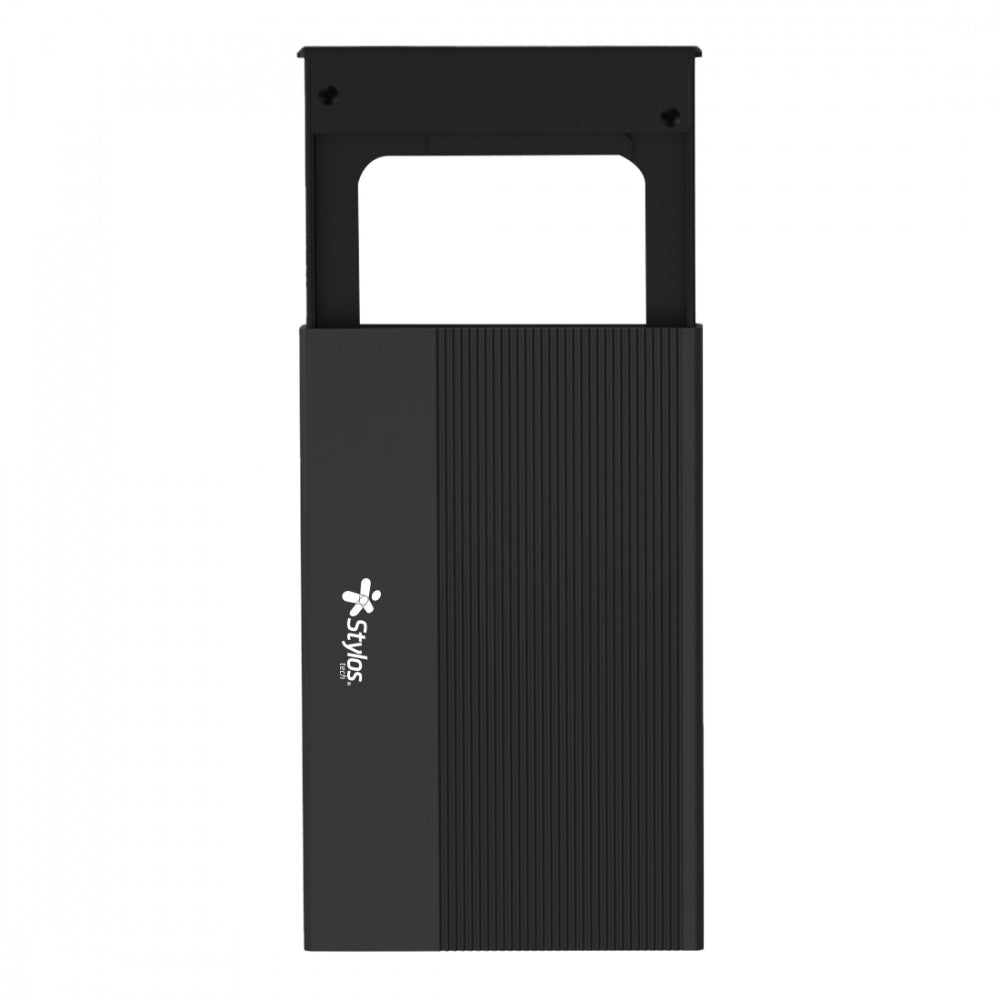 GABINETE P/SSD 2.5  STYLOS (STEN251B) MAX 4TB,USB 3.0, TIPO C, NEGRO