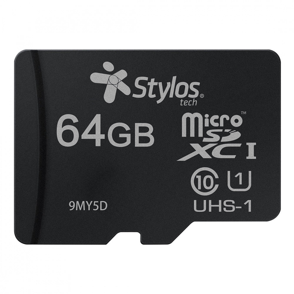 MEMORIA MICROSD STYLOS (STMSDS4B) 64GB, UHS1, SIN ADAPTADOR