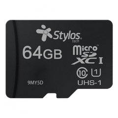 MEMORIA MICROSD STYLOS (STMSDS4B) 64GB, UHS1, SIN ADAPTADOR-1