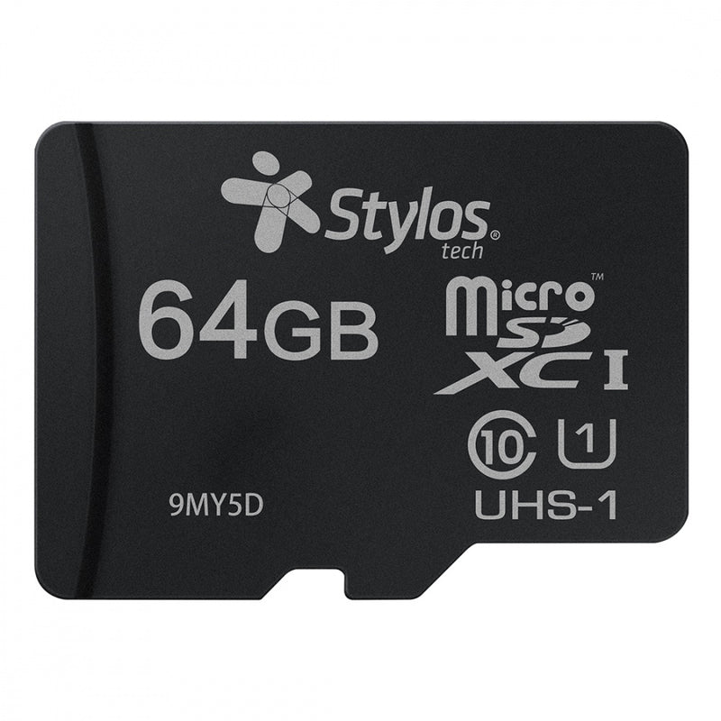 MEMORIA MICROSD STYLOS (STMSDS4B) 64GB, UHS1, SIN ADAPTADOR-1