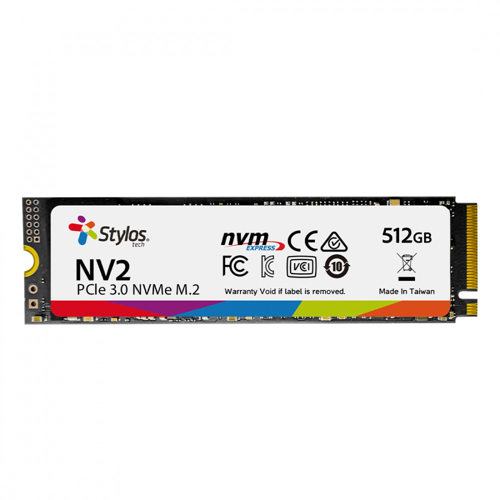 UNIDAD SSD M.2 STYLOS 512GB (STMSSDM21B) PCIE 3.0, NVME