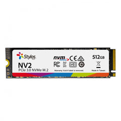 UNIDAD SSD M.2 STYLOS 512GB (STMSSDM21B) PCIE 3.0, NVME-1