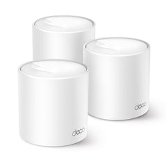 ROUTER TP-LINK (DECO X10(3-PACK) DECO X10, 1500MBPS, 2XETHERNET, DUAL 2.4/5GHZ, 2X ANTENAS INTERNAS-1