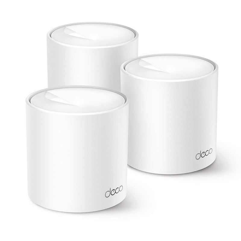 ROUTER TP-LINK (DECO X10(3-PACK) DECO X10, 1500MBPS, 2XETHERNET, DUAL 2.4/5GHZ, 2X ANTENAS INTERNAS-1