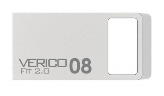 MEMORIA USB VERICO (1UDOV-RLSRG3-NN) 16GB FIT VR23, SILVER-1