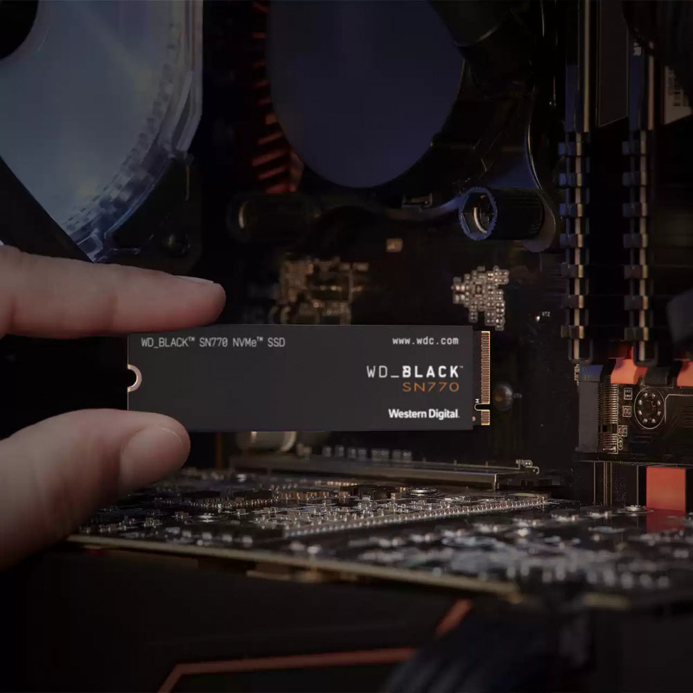 UNIDAD SSD M.2 WD 2TB (WDS200T3X0E) BLACK SN770, PCI EXPRESS 4.0,  NVME