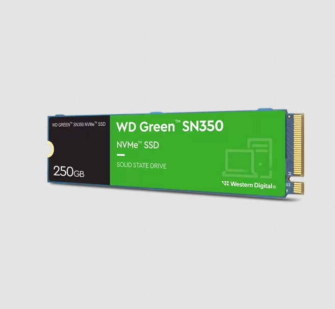 UNIDAD SSD M.2 WD 250GB (WDS250G2G0C) GREEN SN350, PCIE 3.0, NVME, 2280-1