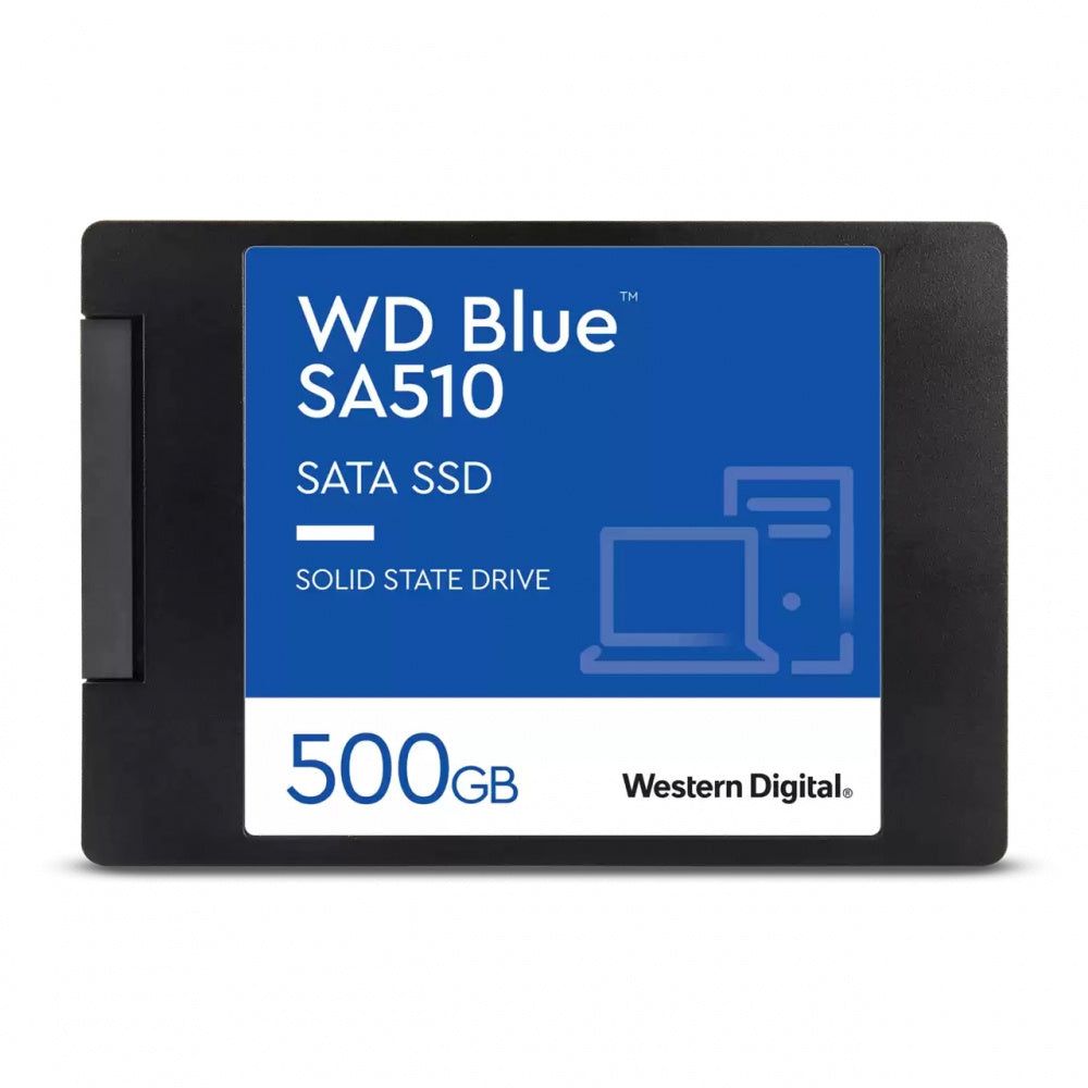 UNIDAD SSD 2.5" WD 500GB (WDS500G3B0A) BLUE SA510, 7MM, SATA3, 3D NAND