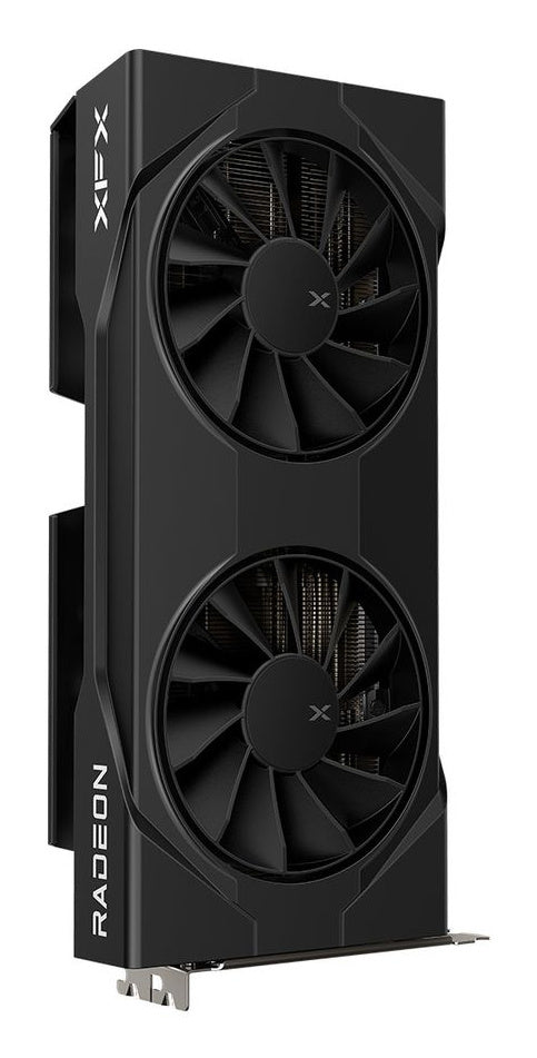 TARJETA DE VIDEO XFX (RX-96TSW16BQ) SWIFT RX9060XT OC,16GB GDDR6,1900MHZ,2*DP,HDMI,2*FAN,NEGRO-1